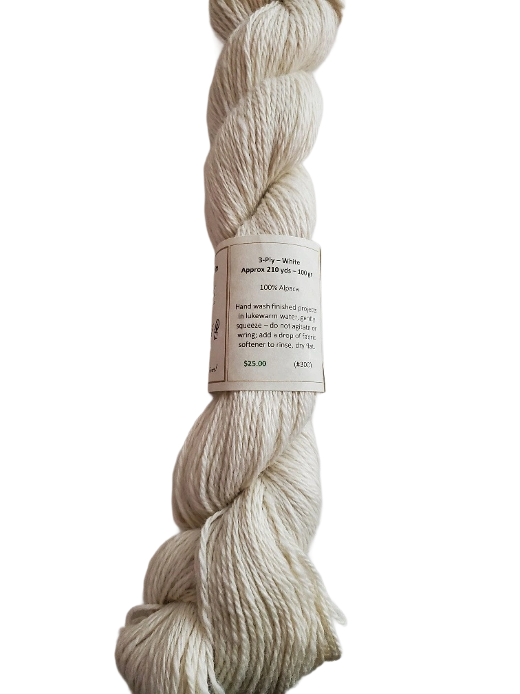 Luxuriously Soft 3-Ply Alpaca Yarn – The Perfect Touch for Your Knit Projects!